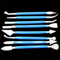 Plastic Clay Tool Set of 8